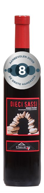 Il Teatro del Vino Dieci Sassi Rosso Picino | Italië | gemaakt van de druiven Montepulciano en Sangiovese