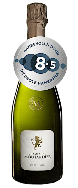 Champagne Moutardier Carte d'Or Brut | Frankrijk | gemaakt van de druiven Chardonnay en Pinot Meunier