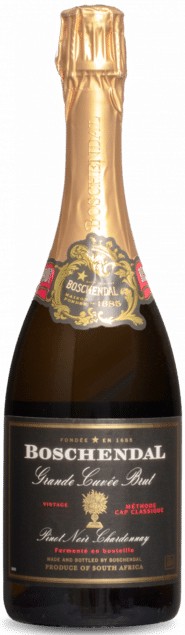 Boschendal Grande Cuvée Brut | Zuid-Afrika | gemaakt van de druiven Chardonnay en Pinot Noir