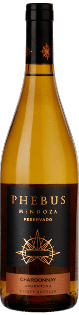 Phebus Reserva Chardonnay Mendoza | Argentinië | gemaakt van de druif Chardonnay