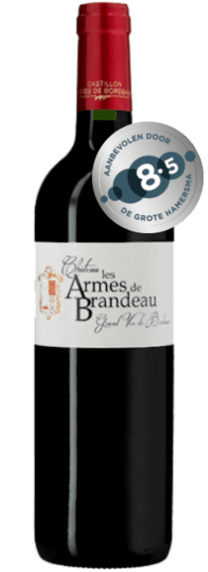 Chateau les Armes de Brandeau | Frankrijk | gemaakt van de druiven Cabernet Sauvignon en Merlot