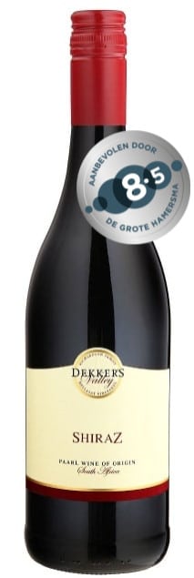 Dekker's Valley Shiraz | Zuid-Afrika | gemaakt van de druif Shiraz