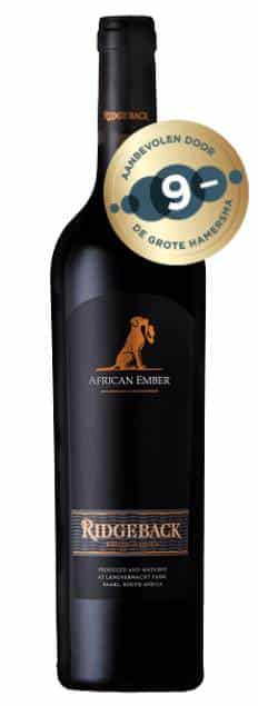 Ridgeback African Ember | Zuid-Afrika | gemaakt van de druiven Grenache Noir, Mourvèdre, Shiraz en Viognier