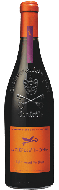 La Clef de St Thomas Châteauneuf-du-Pape Rouge AOP | Frankrijk | gemaakt van de druiven Grenache Noir, Mourvèdre en Syrah