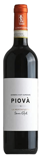 La Montagnetta | Barbera d'Asti Superiore Piová | Italië | gemaakt van de druif Barbera