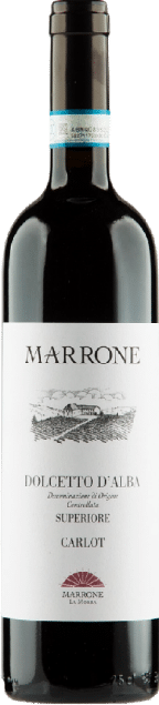 Marrone ''Dolcetto'' d'Alba Carlot DOC | Italië | gemaakt van de druif Dolcetto