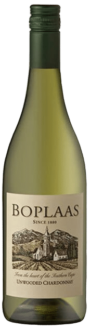 Boplaas Chardonnay Unwooded | Zuid-Afrika | gemaakt van de druif Chardonnay