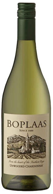 Boplaas Chardonnay Unwooded | Zuid-Afrika | gemaakt van de druif Chardonnay