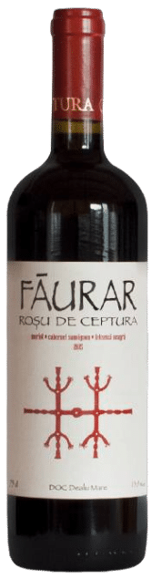 Făurar Roşu de Ceptura | Roemenië | gemaakt van de druiven Cabernet Sauvignon, Feteasca Neagra en Merlot