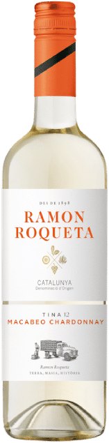 Ramón Roqueta - Macabeo-Chardonnay | Spanje | gemaakt van de druiven Chardonnay en Macabeo