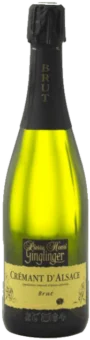 Pierre Henri Ginglinger - Crémant d'Alsace Brut (1/2) | Frankrijk | gemaakt van de druiven Auxerrois, Pinot Noir en Riesling
