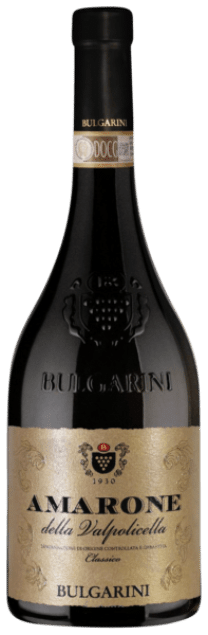 Bulgarini Amarone della valpolicella DOCG Classico | Italië | gemaakt van de druiven Corvina, Corvinone en Rondinella