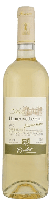 Château Hauterive le Haut Sainte Marie blanc | Frankrijk | gemaakt van de druiven Grenache Blanc, Macabeo, marsanne en Roussanne