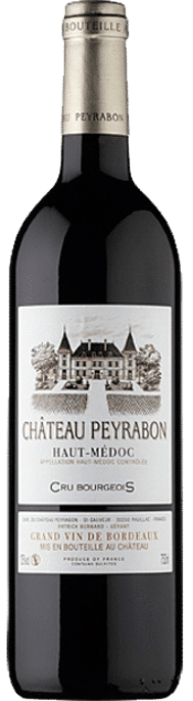 Château Peyrabon Haut-Médoc | Frankrijk | gemaakt van de druiven Cabernet Franc, Cabernet Sauvignon, Merlot en Petit Verdot