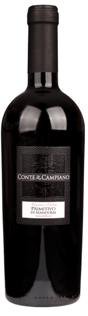 Conte di Campiano Primitivo di Manduria | Italië | gemaakt van de druif Primitivo