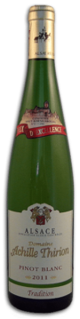 Domaine Achille Thirion Pinot Blanc | Frankrijk | gemaakt van de druif Pinot Blanc