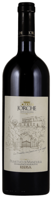 Jorche primitivo di Manduria riserva DOP Magnum 3L | Italië | gemaakt van de druif Primitivo