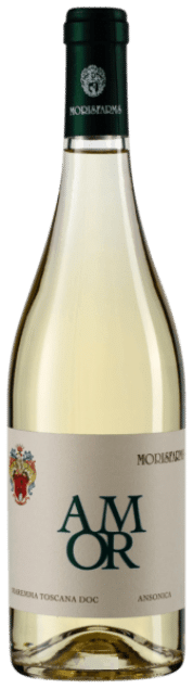 Morisfarms AMOR Maremma Toscana Ansonica DOC | Italië | gemaakt van de druiven Ansonica en Insolia