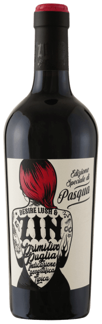 Pasqua Vigneti e Cantine Desire Lush & Zin Primitivo 2021 | Italië | gemaakt van de druif Primitivo