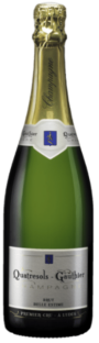 Quatresols Gauthier Champagne Brut Belle Estime Premier Cru 0,375L | Frankrijk | gemaakt van de druiven Chardonnay, Pinot Meunier en Pinot Noir