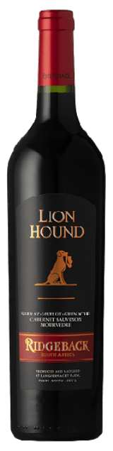 Ridgeback Lion Hound Red | Zuid-Afrika | gemaakt van de druiven Cabernet Sauvignon, Grenache Noir, Merlot, Mourvèdre en Shiraz