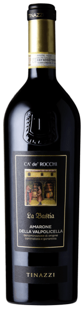 Tinazzi Ca'de'Rocchi La Bastia Amarone | Italië | gemaakt van de druiven Corvina, Molinara en Rondinella