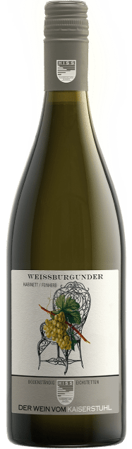 Weingut Hiss - Baden Weissburgunder Kabinett Feinherb | Duitsland | gemaakt van de druiven Pinot Blanc en Weissburgunder