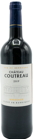 Chateau Coutreau Bordeaux Rood | Frankrijk | gemaakt van de druiven Cabernet Franc, Cabernet Sauvignon en Merlot