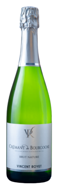 Vincent Royet Crémant de Bourgogne Brut Nature | Frankrijk | gemaakt van de druiven Aligoté, Chardonnay en Pinot Noir