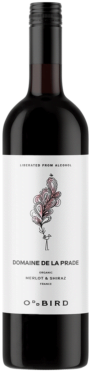 Oddbird Domaine de la Prade Merlot Shiraz - Alcoholvrij | Frankrijk | gemaakt van de druiven Merlot en Shiraz