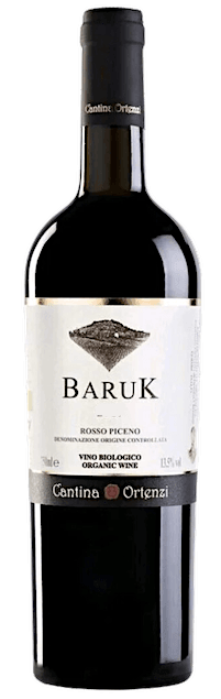 Cantina Ortenzi Baruk Rosso Piceno DOC - bio | Italië | gemaakt van de druiven Lacrima, Montepulciano en Sangiovese