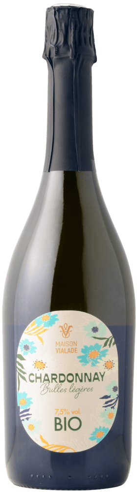 Maison Vialade - Bulles Légères Chardonnay Bio | Frankrijk | gemaakt van de druif Chardonnay