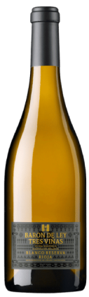 Barón de Ley - Blanco Reserva 3 Viñas | Spanje | gemaakt van de druiven Garnacha Blanca, Malvasia en Viura