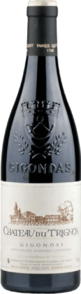 Château du Trignon Gigondas | Frankrijk | gemaakt van de druiven Cinsault, Grenache Noir, Mourvèdre en Syrah