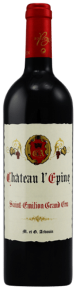 Château l’Epine Saint-Émilion Grand Cru | Frankrijk | gemaakt van de druiven Cabernet Franc, Cabernet Sauvignon en Merlot