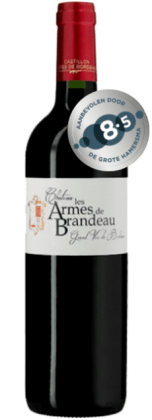 Chateau les Armes de Brandeau | Frankrijk | gemaakt van de druiven Cabernet Sauvignon en Merlot