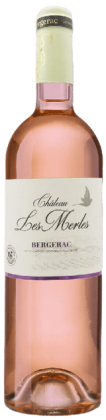 Château les Merles Bergerac Rosé | Frankrijk | gemaakt van de druiven Cabernet Sauvignon en Merlot