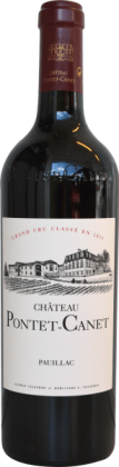 Château Pontet-Canet Pauillac ,Grand Cru Classé | Frankrijk | gemaakt van de druiven Cabernet Franc, Cabernet Sauvignon, Merlot en Petit Verdot