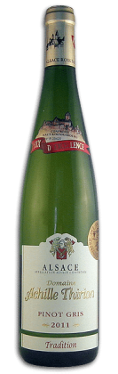 Domaine Achille Thirion Tradition Pinot Gris | Frankrijk | gemaakt van de druif Pinot Gris