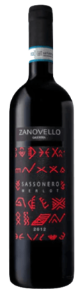 Merlot Sassonero DOC Colli Euganei - Ca'Lustra | Italië | gemaakt van de druif Merlot