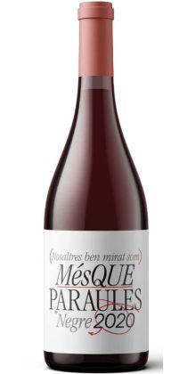 Mes Que Paraules Negre | Spanje | gemaakt van de druiven Cabernet Sauvignon, Mandó en Merlot