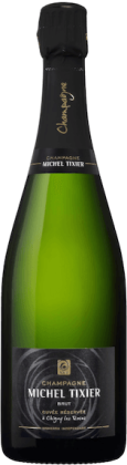 Michel Tixier Les 9 Cru's Brut Champagne | Frankrijk | gemaakt van de druiven Chardonnay, Pinot Meunier en Pinot Noir