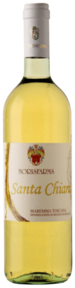 Morisfarms Santa Chiara Maremma Toscana Bianco DOC | Italië | gemaakt van de druiven Ansonica en Vermentino