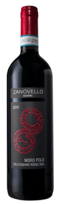 Moro Polo DOC Colli Euganei Rosso - Ca'Lustra | Italië | gemaakt van de druiven Merlot en ruby cabernet